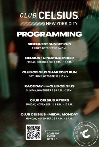 Club CELSIUS New York City Programming Poster