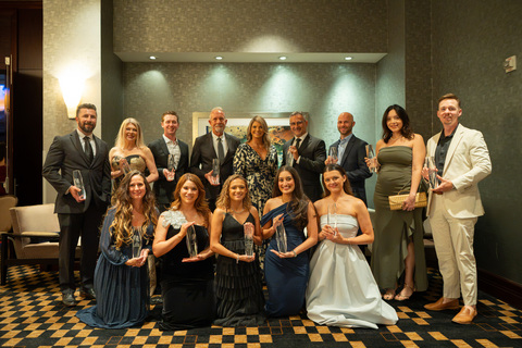 original The Royal Texan Homes team celebrates an exceptional evening at the 2026 GHBA PRISM Awards, earning Custom Builder of the Year for the second consecutive year alongside additional awards recognizing excellence in residential architecture, design, construction, and marketing.