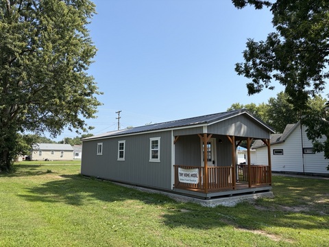 original The Central Illinois Land Bank Authority, a recipient of a $200,000 grant through FHLBank Chicago's 2026 Community First® Developer Program, is helping expand homeownership opportunities in rural Illinois through its Vacant Lots to New Homes Initiative. Pictured is a new tiny home in Casey, Illinois, that was sold for $53,000 to a first-time homebuyer.