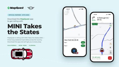 original MINI Takes the States 2026 Powered by MapQuest
