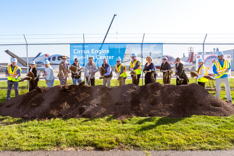 Cirrus broke ground on its new 15,000-square-foot Engine Run-Up Center, an investment of over $8 million that will enhance aircraft engine and fuel calibration testing efficiency for the SR Series, Vision Jet, and TRAC10. The climate-controlled facility is expected to be operational by summer 2027.