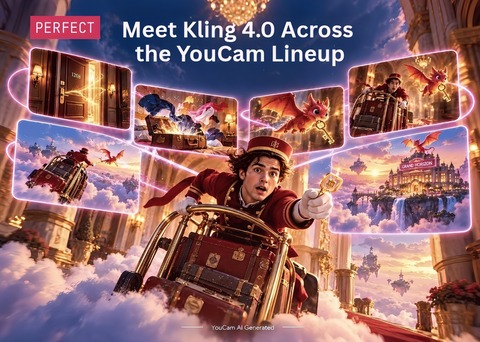 YouCam Integrates Newly Released Kling 4.0 API to Turn Photos into 30-Second Stories with Dialogue and Sound