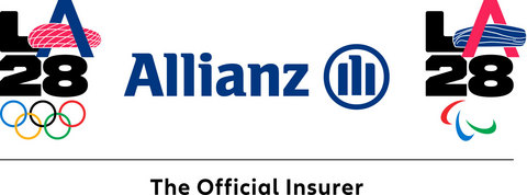 original Allianz's "custom A" emblem for LA28.