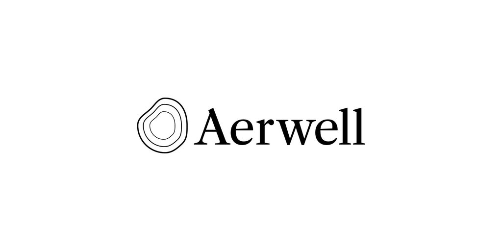 Aerwell Horizontal Logo Black 3x 100