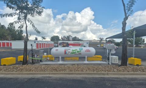 U-Haul Moving and Storage of Branson is home to the first U-Haul propane station that operates off the grid.