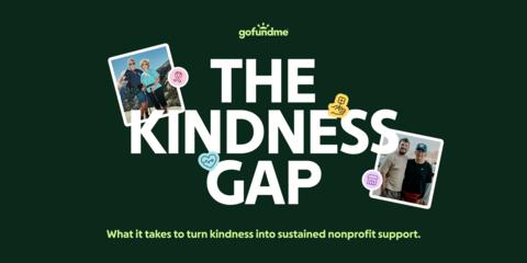 original GoFundMe presents The Kindness Gap report detailing what it takes to turn kindness into sustained nonprofit support.