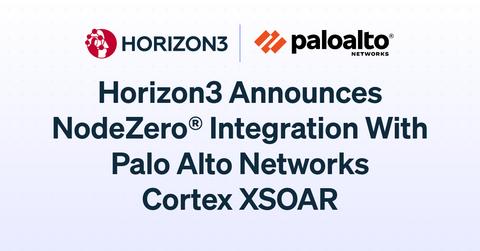 original Horizon3 Announces NodeZero Integration With Palo Alto Networks Cortex XSOAR
