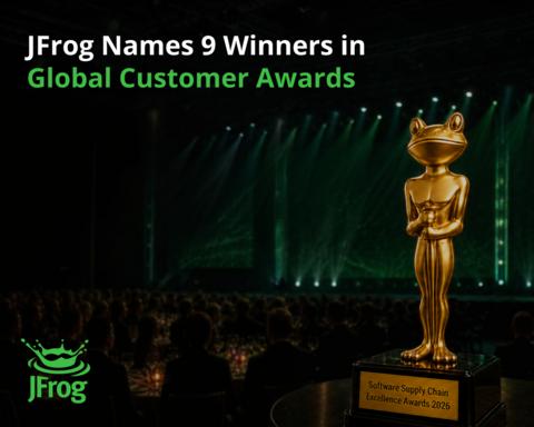 JFrog's inaugural Software Supply Chain Excellence Awards recognize Ford, NVIDIA, S&P Global, Rakuten Symphony, Singapore Airlines, TSB Bank, and more for revolutionizing software security, governance, and compliance at scale