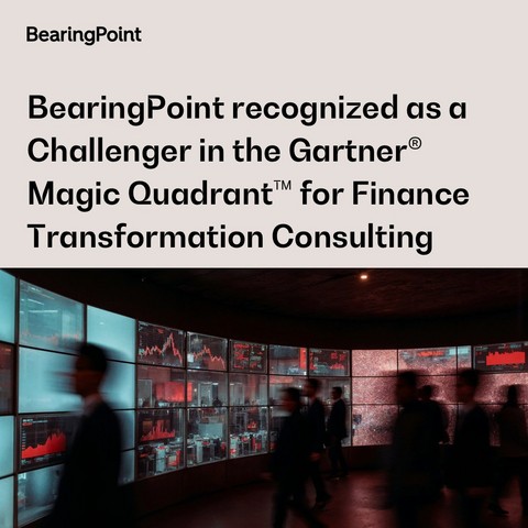 original Management and technology consultancy BearingPoint has been recognized for three consecutive years as a Challenger in the recently published Gartner report, Magic Quadrant for Finance Transformation Consulting.