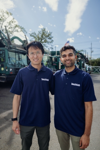TrashLab founders John Tan (CTO) and Neil Chaudhary (CEO).