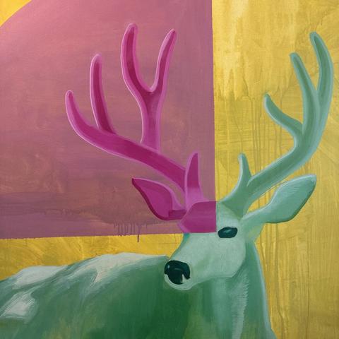 original A close-up of the mural at the Anythink Commerce City branch, Refuge in Commerce, artist Diego Florez-Arroyo’s interpretation of the painting’s physical segmentation, which poetically depicts the duality of misalignment and reunification.