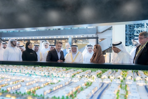 H.H. Sheikh Dr. Sultan bin Mohammed Al Qasimi, Ruler of Sharjah, during the inauguration of “Uruk” (Photo: AETOSWire)
