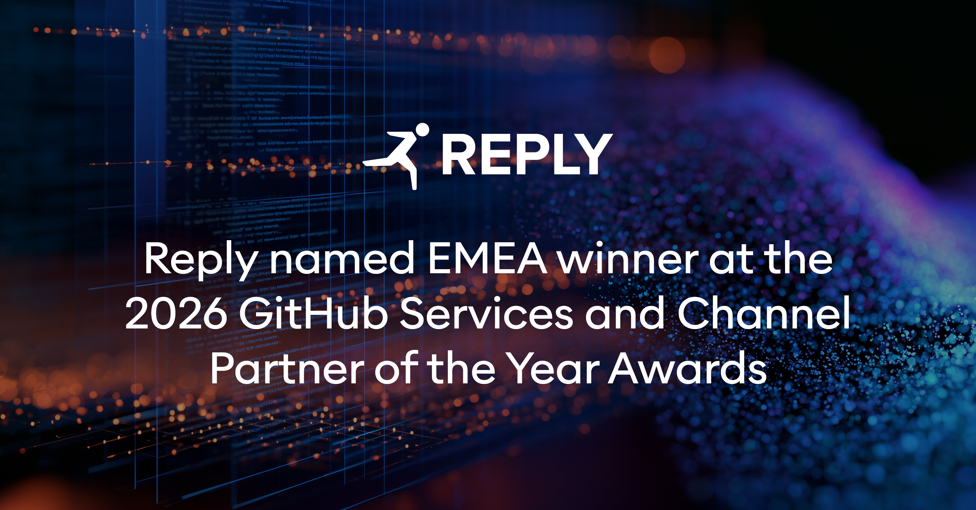 Reply announced that it has been named the EMEA winner in the 2026 GitHub Services and Channel Partner of the Year Awards, recognising customer outcomes and GitHub ecosystem impact across Europe, the Middle East and Africa.